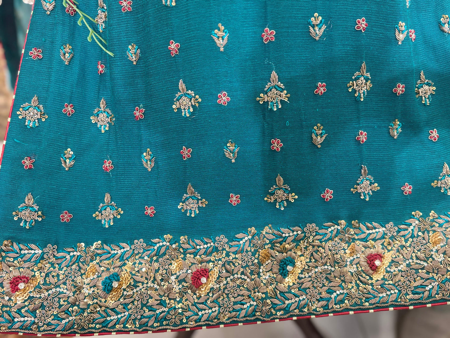Emerald Elegance – A Khaadi Net Bridesmaid PartyWear Dress