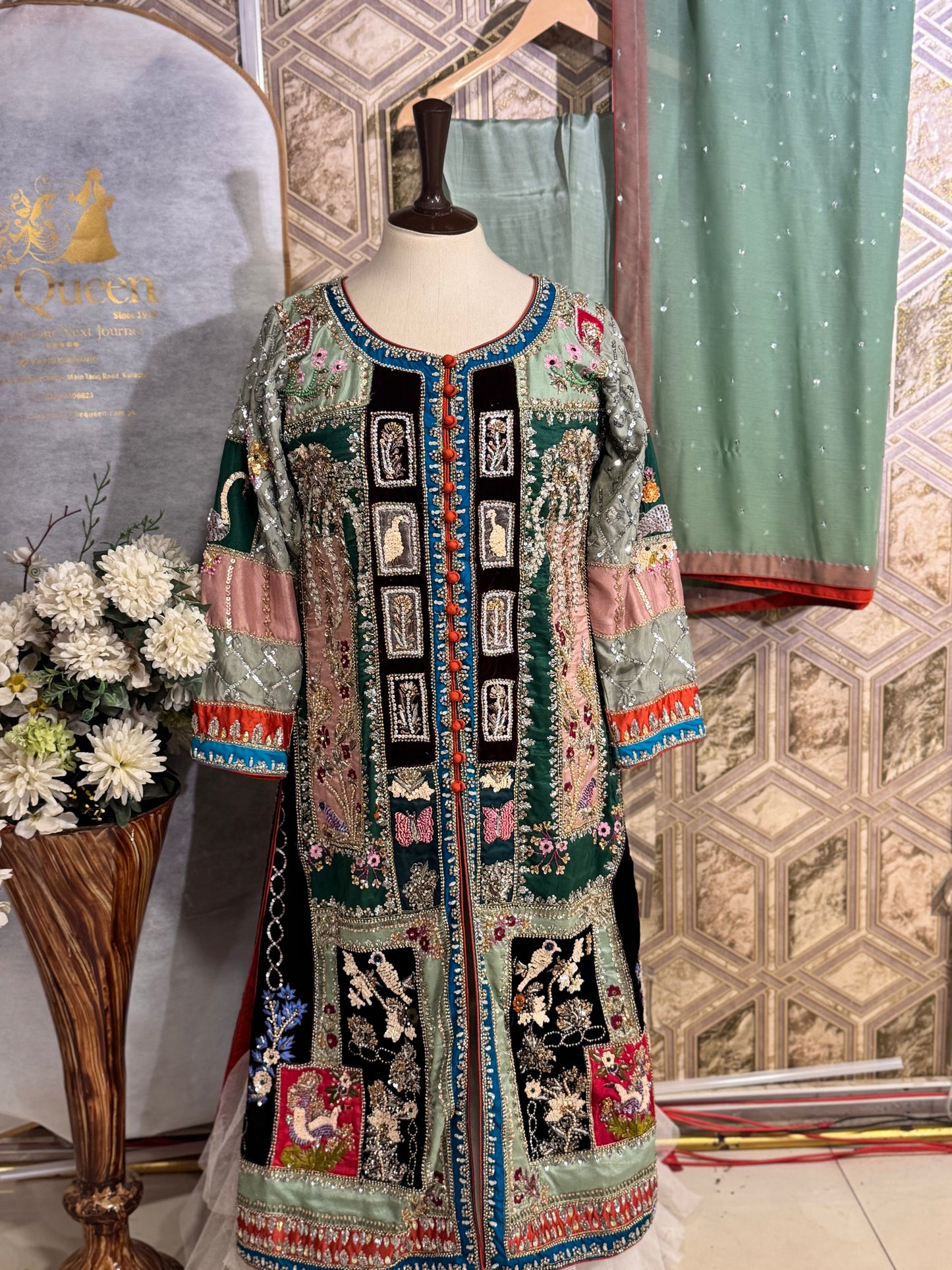Threaded Grace – "Raw Silk Festive Wear"