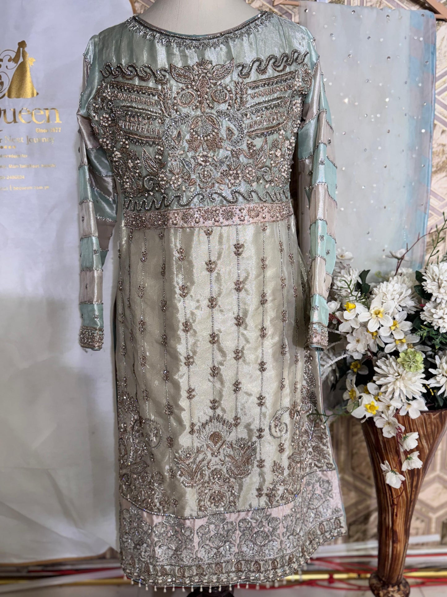 Golden Aura – Lamba Silk Bridesmaid Dress