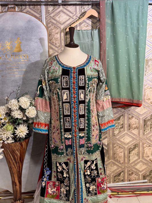 Threaded Grace – "Raw Silk Festive Wear"