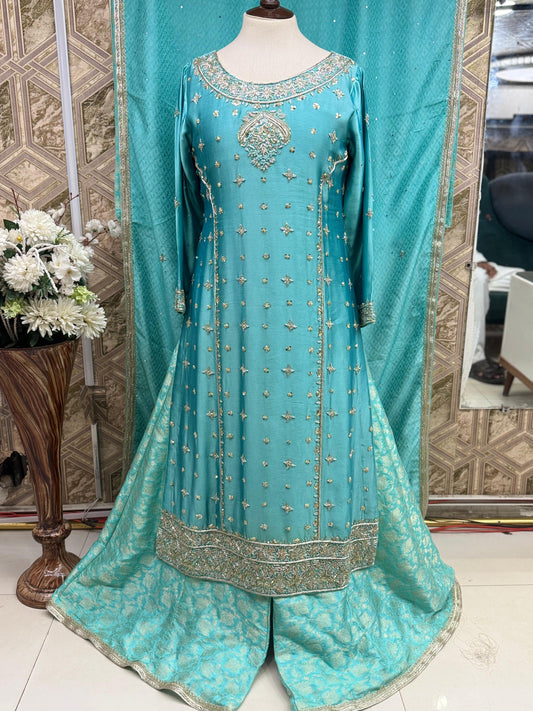 Noor-e-Sabz – A Sheesha Silk Bridesmaid Dress