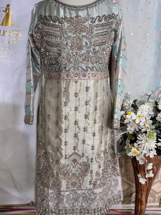 Golden Aura – Lamba Silk Bridesmaid Dress