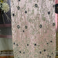 Pastel Majesty – Silk Ensemble with Silver Handwork