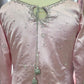 Pastel Majesty – Silk Ensemble with Silver Handwork